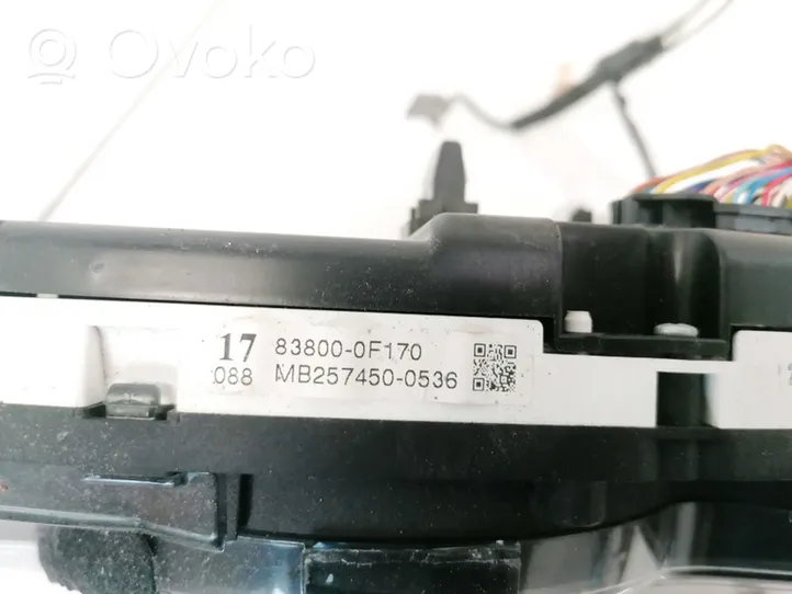 Toyota Verso Speedometer (instrument cluster) 838000F170