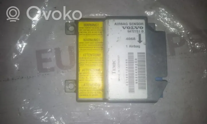 Volvo C70 Centralina/modulo airbag 9472731D