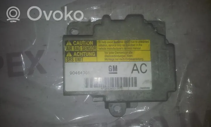 Opel Vectra B Module de contrôle airbag 90464705AC