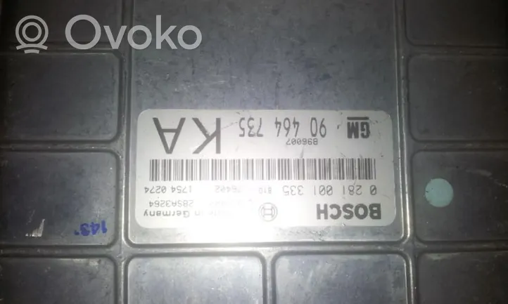 Opel Vectra B Sterownik / Moduł ECU 0281001335