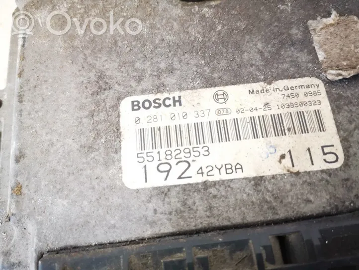 Fiat Stilo Sterownik / Moduł ECU 55182953