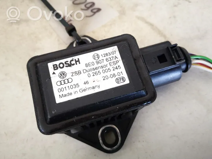 Audi A6 S6 C5 4B Sensore di imbardata accelerazione ESP 0265005245