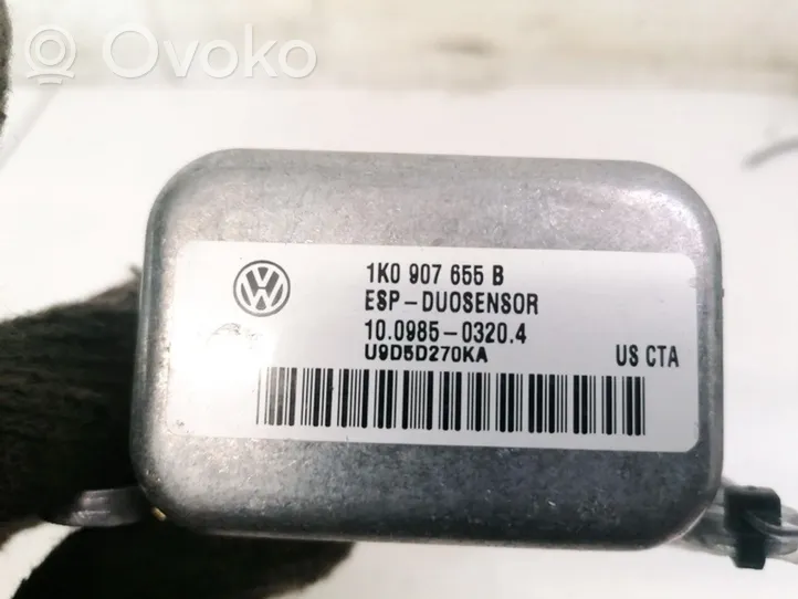 Skoda Octavia Mk2 (1Z) Sensore di imbardata accelerazione ESP 1K0907655B