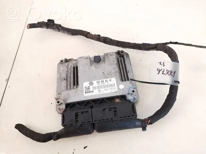 Volkswagen PASSAT B6 Sterownik / Moduł ECU 03g906021ab