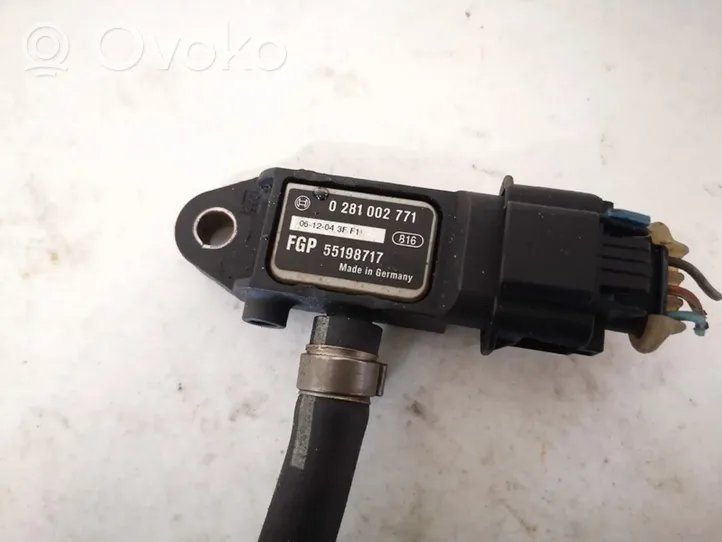 Opel Zafira B Sensor de presión del escape 55198717