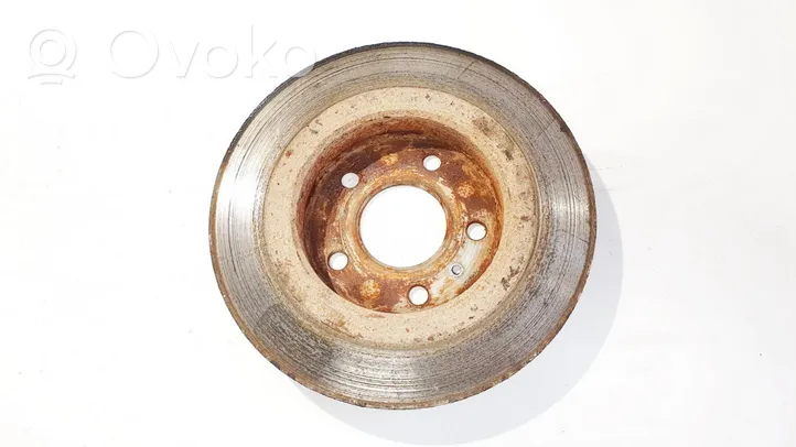 Opel Zafira B Rear brake disc neventiliuojamas