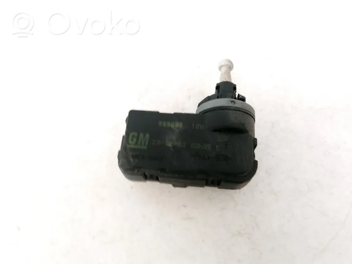 Opel Meriva A Headlight level adjustment motor 