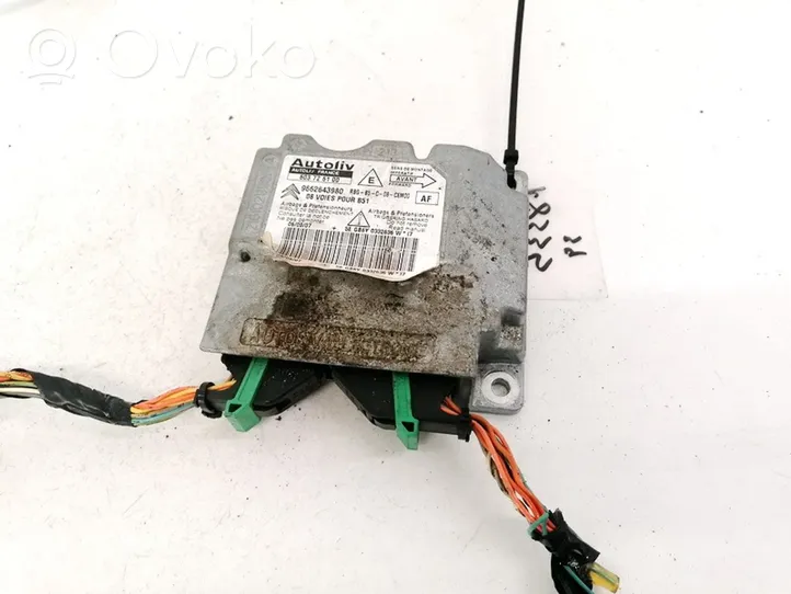 Citroen C4 I Module de contrôle airbag 9662643980