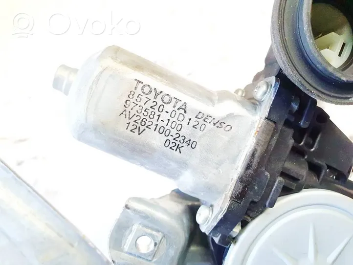 Toyota Auris 150 Silniczek podnoszenia szyby drzwi tylnych 857200d120