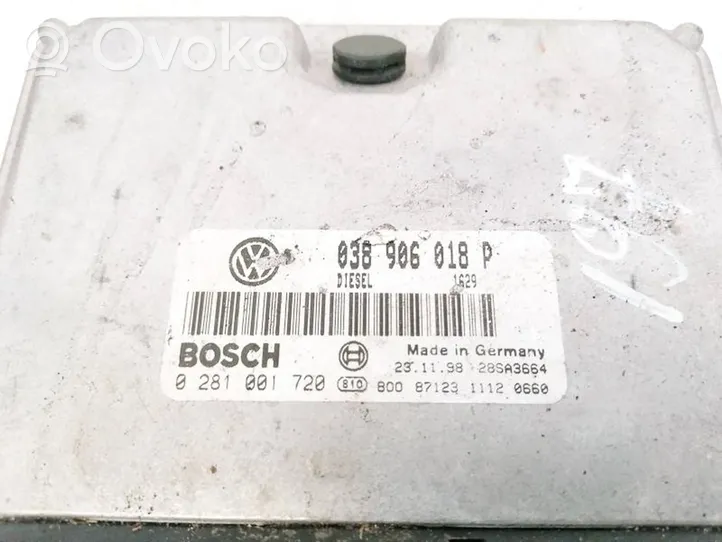 Volkswagen PASSAT B5 Calculateur moteur ECU 038906018P