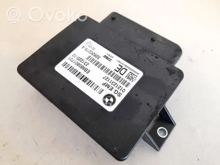 BMW 5 GT F07 Module de frein de stationnement eb685801701