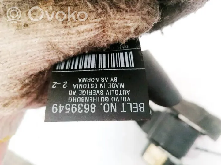 Volvo S40 Rear seatbelt 8639549