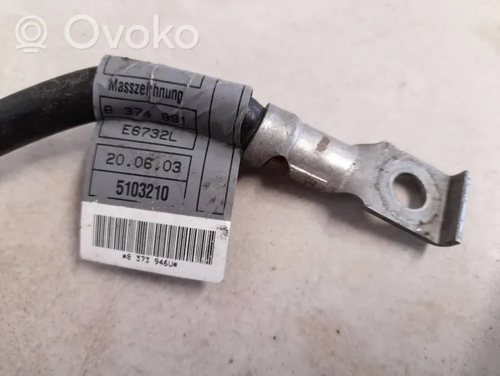 BMW 3 E46 Câble de batterie positif 8373946