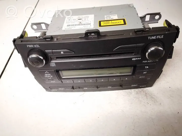 Toyota Corolla E140 E150 Unité principale radio / CD / DVD / GPS 8612012b00