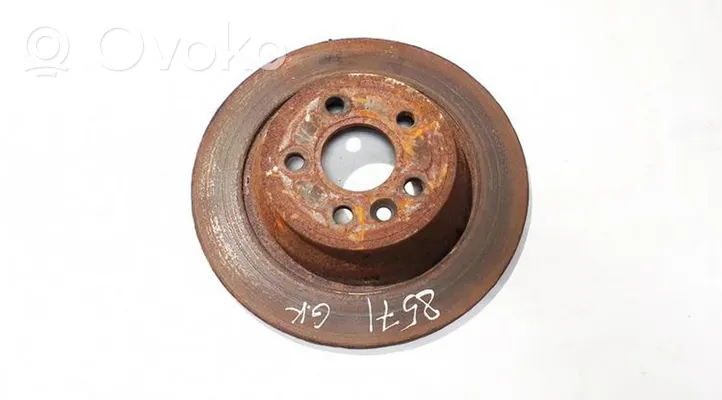 Ford Mondeo MK IV Rear brake disc neventiliuojamas