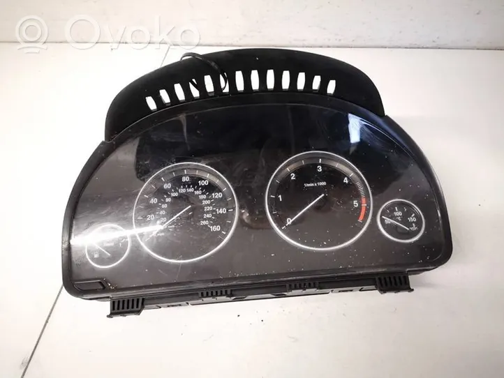 BMW 5 GT F07 Compteur de vitesse tableau de bord 924934701