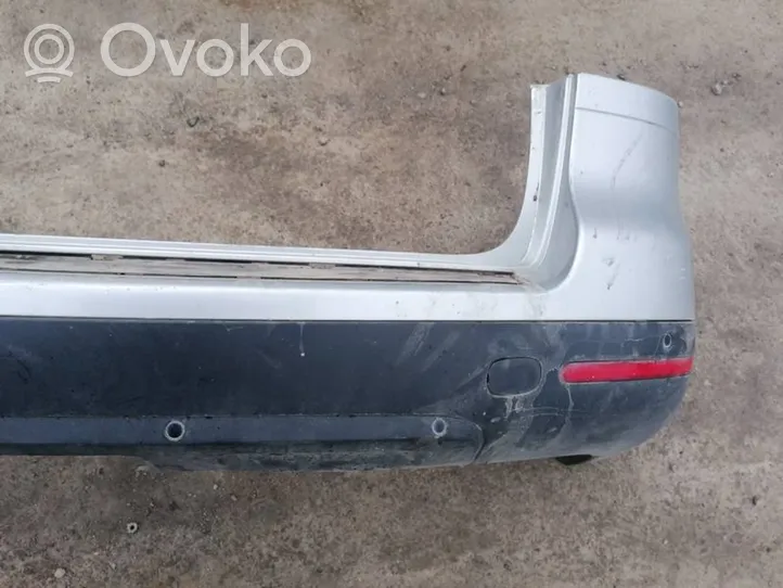 Volkswagen Touareg I Rear bumper sidabrinis