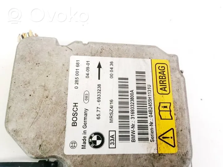 BMW X5 E53 Module de contrôle airbag 65776933238