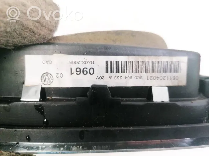 Volkswagen PASSAT B6 Pavarų perjungimo svirties apdaila (oda, bumbulas) 3C0864263A