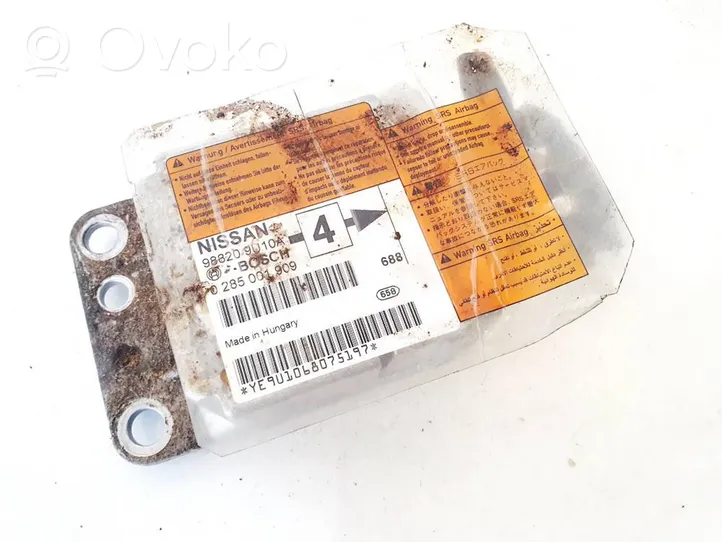 Nissan Note (E11) Module de contrôle airbag 988209u10a