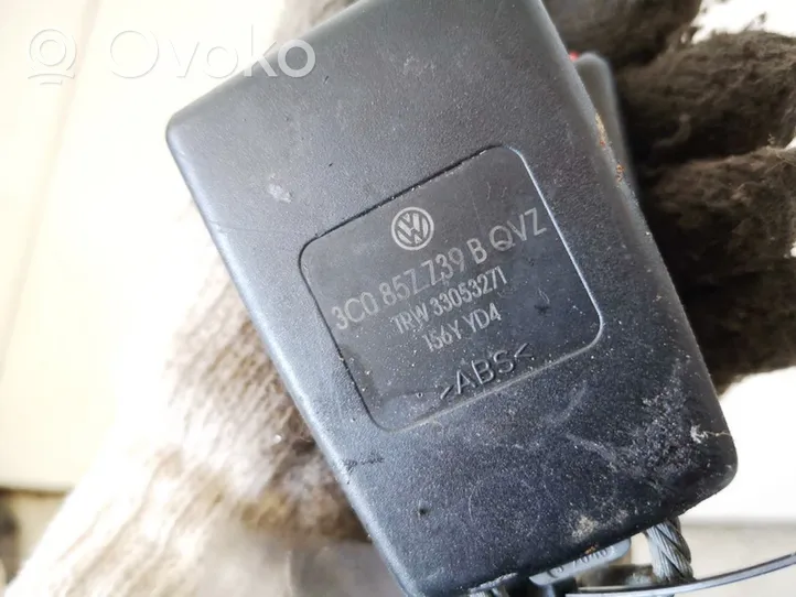 Volkswagen PASSAT B6 Middle seatbelt buckle (rear) 3c0857739b