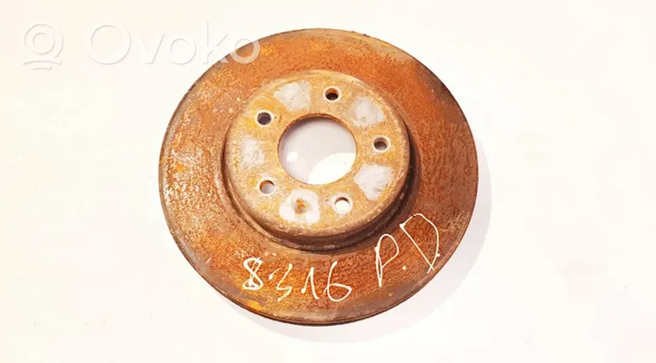 Chevrolet Captiva Front brake disc ventiliuojamas