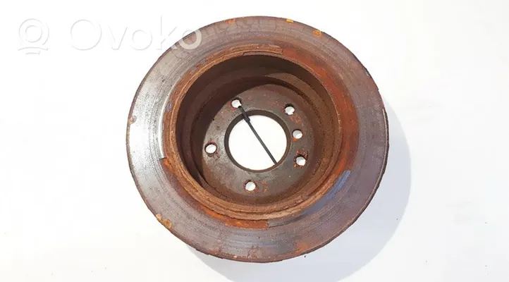 BMW 5 E39 Rear brake disc neventiliuojamas