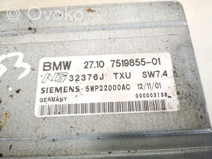 Land Rover Range Rover L322 Module de contrôle de boîte de vitesses ECU 2710751985501