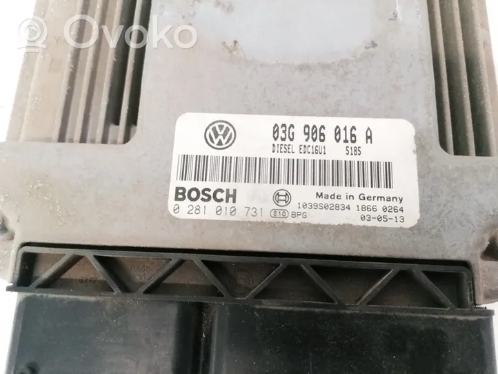 Volkswagen Touran I Sterownik / Moduł ECU 03G906016A