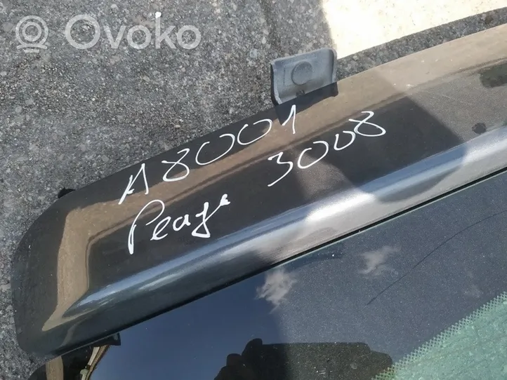 Peugeot 3008 I Tylna klapa bagażnika pilkas