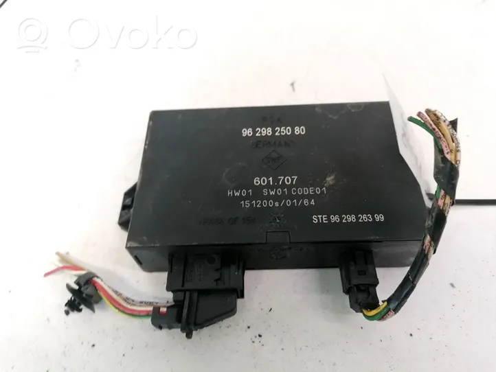 Peugeot 607 Unité de commande, module PDC aide au stationnement 9629825080