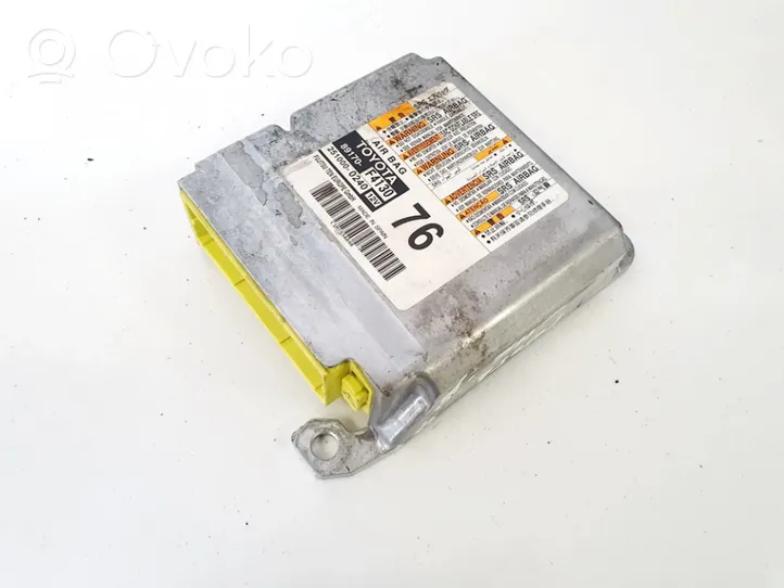 Toyota C-HR Module de contrôle airbag 89170f4130