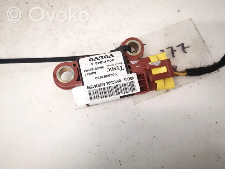 Volvo S40, V40 Airbag deployment crash/impact sensor 30613043a