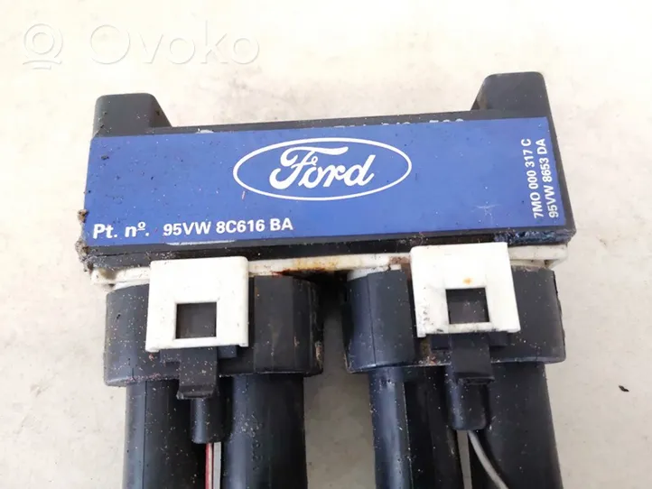 Ford Galaxy Sterownik / Moduł wentylatorów 7m0000317c