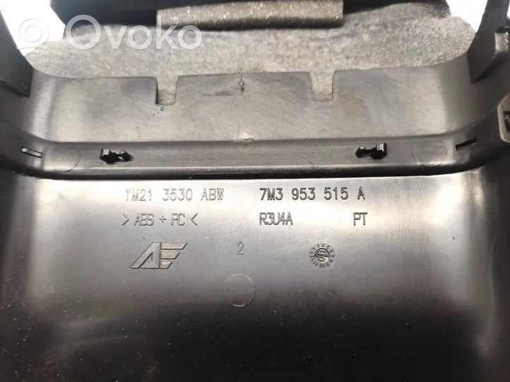 Ford Galaxy Rivestimento del piantone del volante 7M3953515A