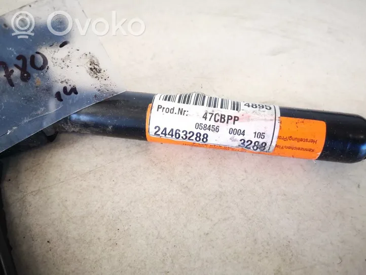 Opel Vectra C Klamra tylnego pasa bezpieczeństwa 24463288