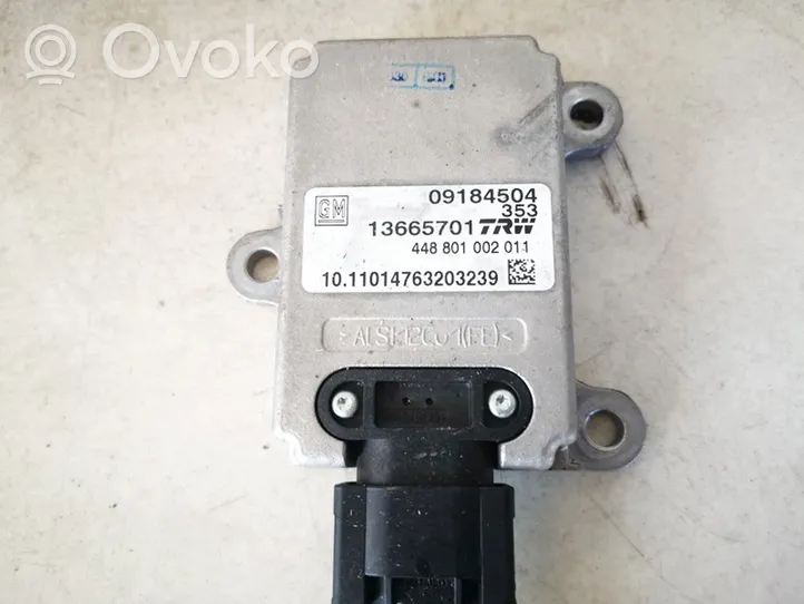 Opel Signum ESP (elektroniskās stabilitātes programmas) sensors (paātrinājuma sensors) 09184504