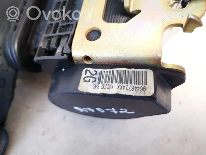 Peugeot 1007 Ceinture de sécurité arrière 96446734xx