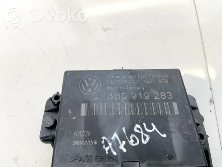 Volkswagen PASSAT B5.5 Unité de commande, module PDC aide au stationnement 3b0919283