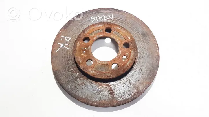 Volkswagen Fox Front brake disc ventiliuojamas