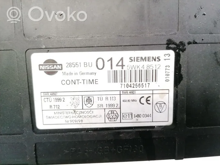 Nissan Almera Tino Komforto modulis 28551BU014