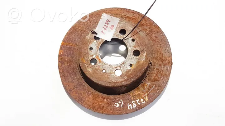 Volvo S80 Rear brake disc neventiliuojamas