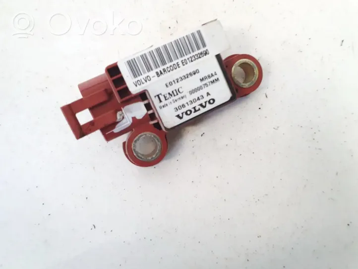 Volvo S40, V40 Airbag deployment crash/impact sensor 30613043a