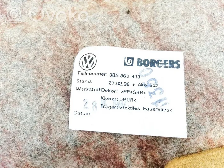 Volkswagen PASSAT B5 Półka tylna bagażnika 3B5863413