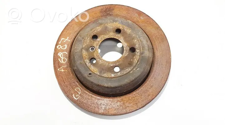 Mercedes-Benz R W251 Rear brake disc neventiliuojamas