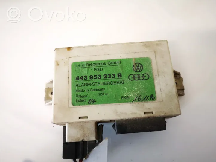 Audi 80 90 B3 Alarm control unit/module 443953233b