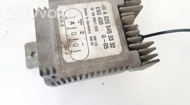 Mercedes-Benz Vaneo W414 Coolant fan relay A0255453332