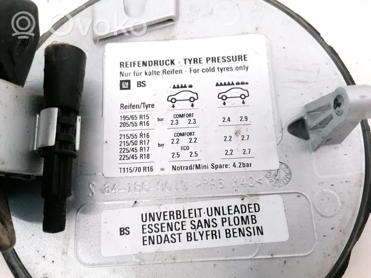 Opel Signum Klapka wlewu paliwa 341869019
