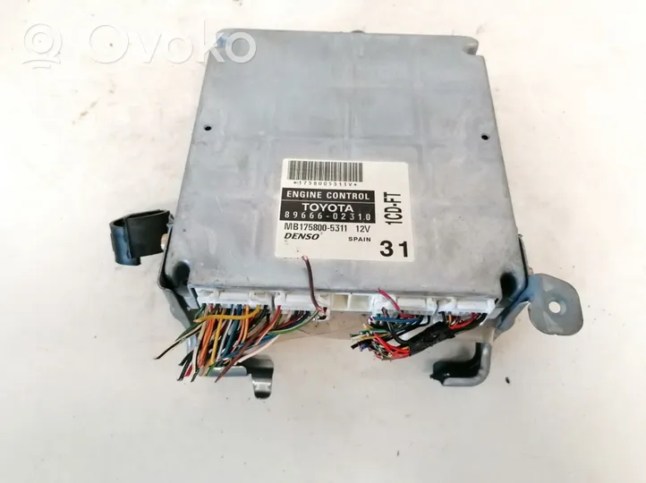 Toyota Corolla E120 E130 Calculateur moteur ECU 8966602310