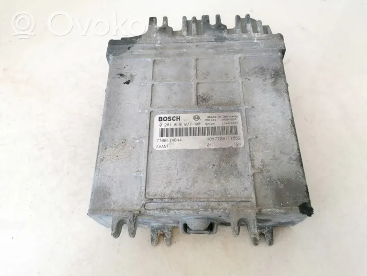 Renault Scenic I Sterownik / Moduł ECU 0281010077